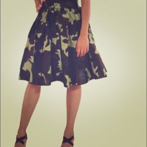 🔆💃African Army Short Print Skirt🔆💃